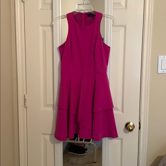 Magenta Cocktail Dress - Picture 3 of 5